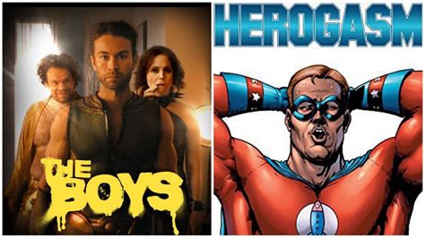 boys season  change herogasm differences  comics  show explored