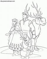 Frozen Personajes Olaf Sven Rompecabezas sketch template