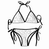 Coloring Pages Bikini Getcolorings Floral Arts Pattern sketch template