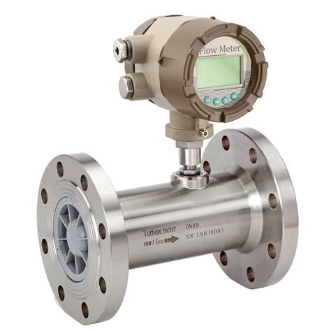 stainless steel gas flow turbine meter mm id economy stainless
