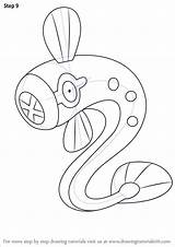 Eelektrik Step Pokemon Draw Drawing Tutorials Drawingtutorials101 sketch template