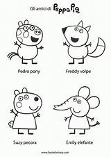 Peppa Friends Printable 2503 sketch template