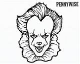 Clown Pennywise Clowns Coloriage Coloringhome Sheets Bettercoloring Fun Adult Coloringfolder sketch template