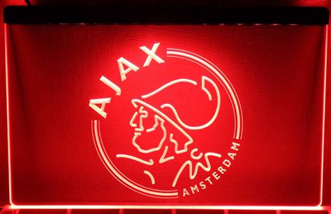 ajax  club logo led verlichting display americanshop