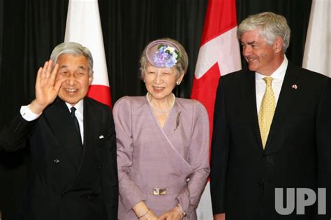 Photo Emperor Akihito Attends 80th Anniversary Of Japan Canada