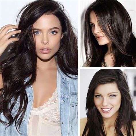 25 Long Dark Brown Hairstyles Hairstyles And Haircuts Lovely