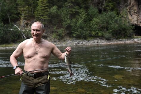 Bare Chested Putin Photos Released By Russian State Media The