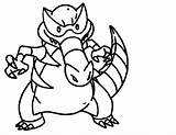 Pokemon Coloring Mega Pages Krookodile Printable Gif Educative Sheet sketch template