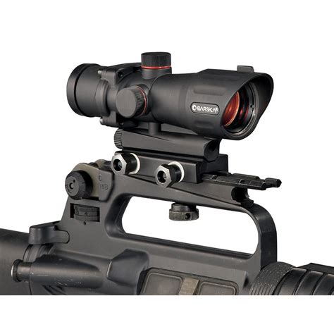 barska ar   electro scope matte black finish  rifle scopes  accessories