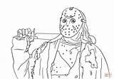 Jason Coloring Pages Friday Myers Michael Printable 13th Freddy Voorhees Krueger Mask Drawing Horror Color Print Halloween Sheets Activityshelter Kids sketch template