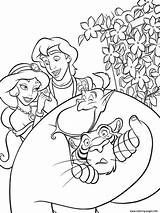 Coloring Disney Aladdin Pages Printable Princess Jasmine Print Kids Adult Info sketch template