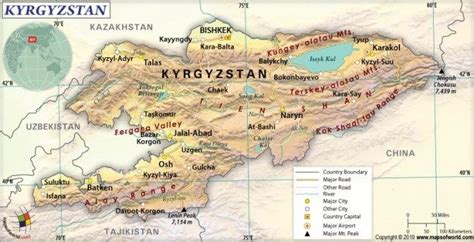 what are the key facts of kyrgyzstan kyrgyzstan asia continent