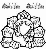 Thanksgiving Cute Pages Coloring Getcolorings sketch template