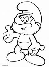 Coloring Pages Smurf Getcolorings Smurfette sketch template