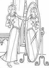 Princess Coloring Pages Fiona sketch template
