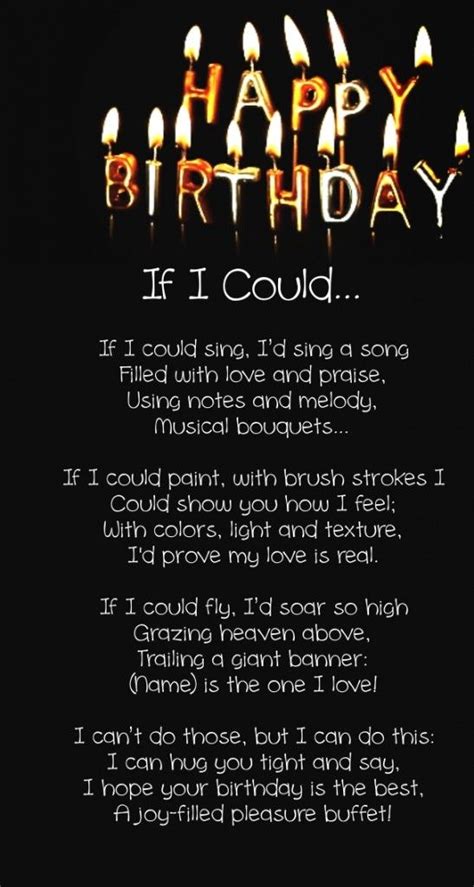 Romantic Birthday Poems Romantic Birthday Poems Happy Birthday Love