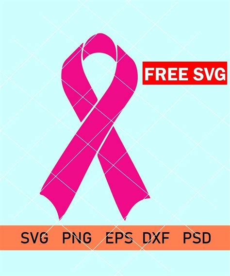 cancer awareness ribbon svg file