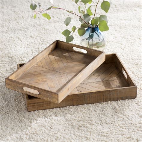 wood serving tray