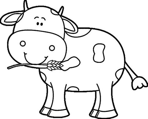 dibujos de vacas  colorear  coloring pages kindergarten