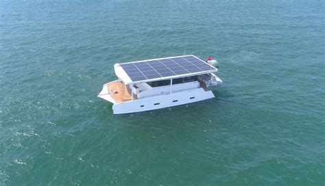 solar powered aquanima  catamaran   fossil   sufficient autoevolution
