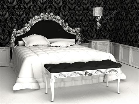 royal furniture  baroque bedroom stock photo  victoriaandrea