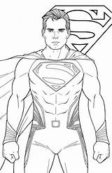 Cavill Jamiefayx Supergirl Cavil Drawittoo Superheroes sketch template