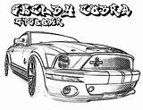 Ford Cobra sketch template