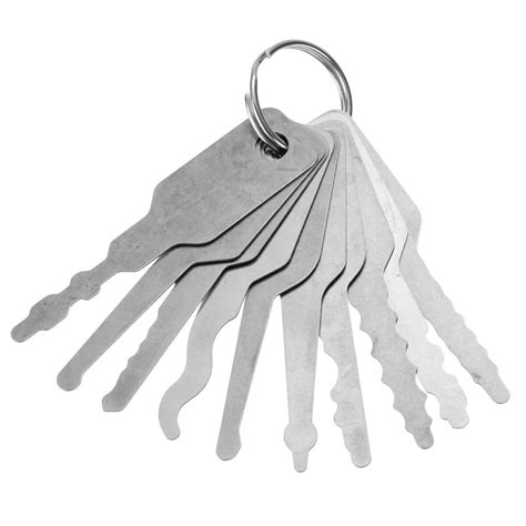 lock pick jiggler keys jiggler keys  shape etsy