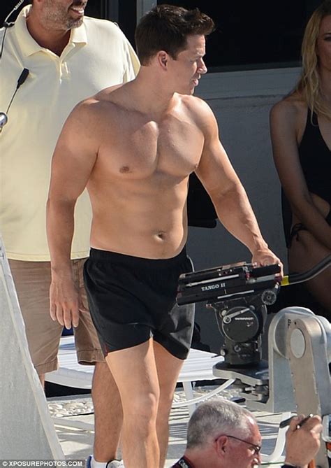 mark wahlberg shows off his ripped physique as he strips