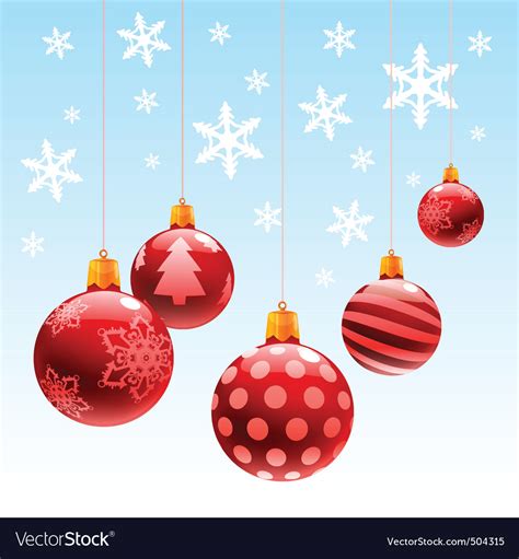 christmas ornament ball royalty  vector image