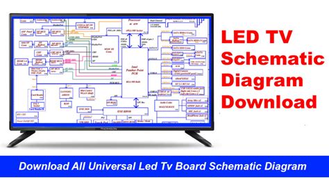 lcd led tv board schematic diagram   softled   electronics