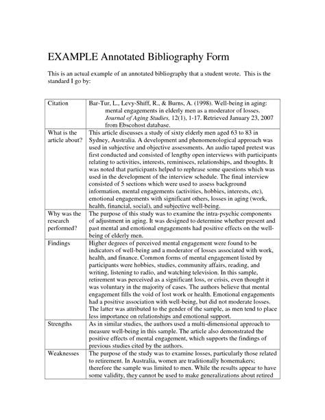 annotated bibliography  mla citation  annotated