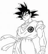 Goku Coloring Pages Dragon Ball Albanysinsanity Gt sketch template