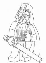 Coloring Darth Vader Pages Print Popular sketch template