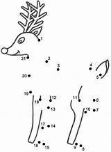 Reindeer Dots Rudolph Nosed Printables Preschool Bigactivities sketch template