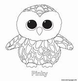 Beanie Coloring Boo Pages Pinky Printable sketch template