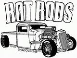 Rod Coloring Pages Hot Rat Lowrider Car Truck Drawings Cars Color Drawing Adult Muscle Print Mopar Clip Rods Trucks Clipart sketch template
