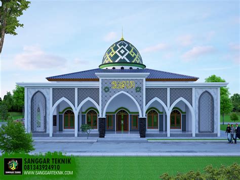 desain masjid minimalis     lantai sanggar teknik