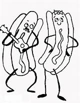 Coloring Dog Hot Dancing Kids sketch template