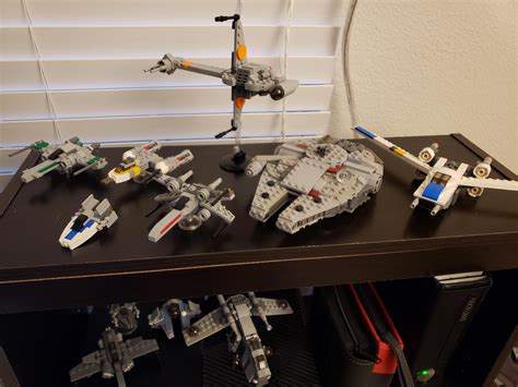 small collection  mini scale star wars ships rlego