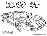 Coloring Pages Ford Gt Mustang Car Exotic Raptor Stingray Corvette F1 F250 Printable Adults Getcolorings Race Color Print Cars Kids sketch template