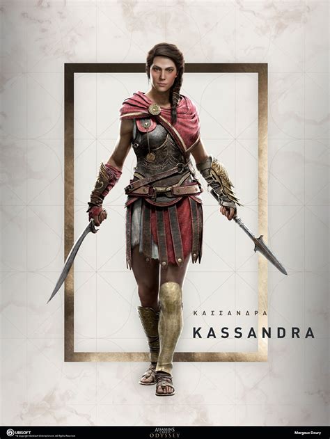 Artstation Assassin S Creed Odyssey Portrait Kassandra Margaux