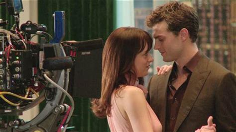 how those fifty shades sex scenes were made it s sexual acrobatics entertainment tonight