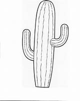 Cactus Coloring Pages Outline Printable Printables Template Clipart Flower Print Colouring Bmp Cowboy Clip Saguaro Drawing Western Cacti Mexican Crafts sketch template