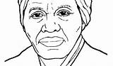 Harriet Tubman Coloring sketch template