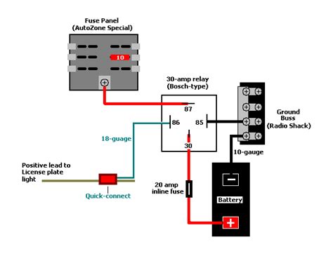 install  motorcycle relay  auxiliary power tro