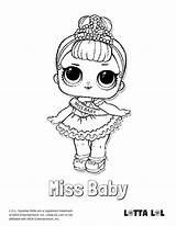 Lol Coloring Pages Dolls Baby Miss Surprise Para Colorir Lotta Color Doll Colorat Sheets Desenhos Queen Imprimir Salvo Unicorn Choose sketch template