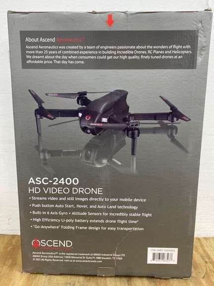 ascend aeronautics asc  hd video drone  lil dusty