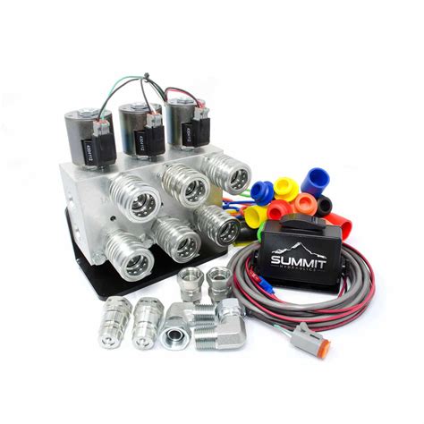 hydraulic multiplier kit  circuit selector valve including  position rocker
