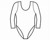 Leotards Gymnastics Coloring Pages Template sketch template